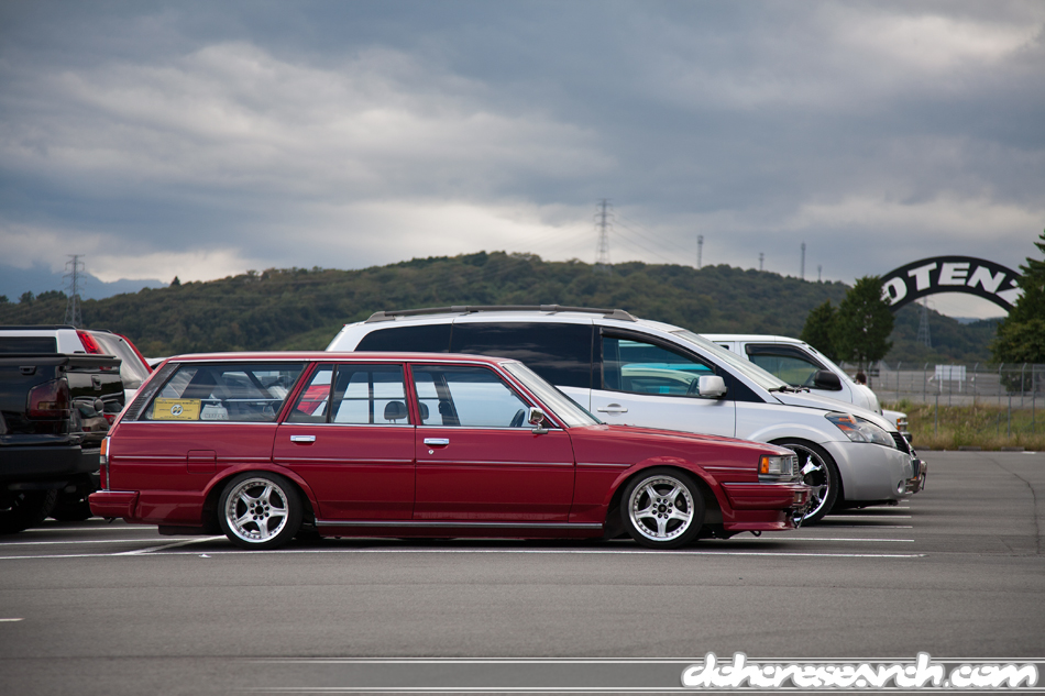  throughout the day for Fatlace's Hellaflush car show at Fuji Speedway